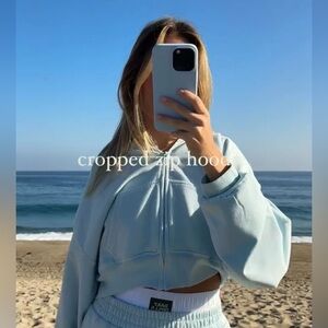 Daily drills cropped zip hoodie XS/S